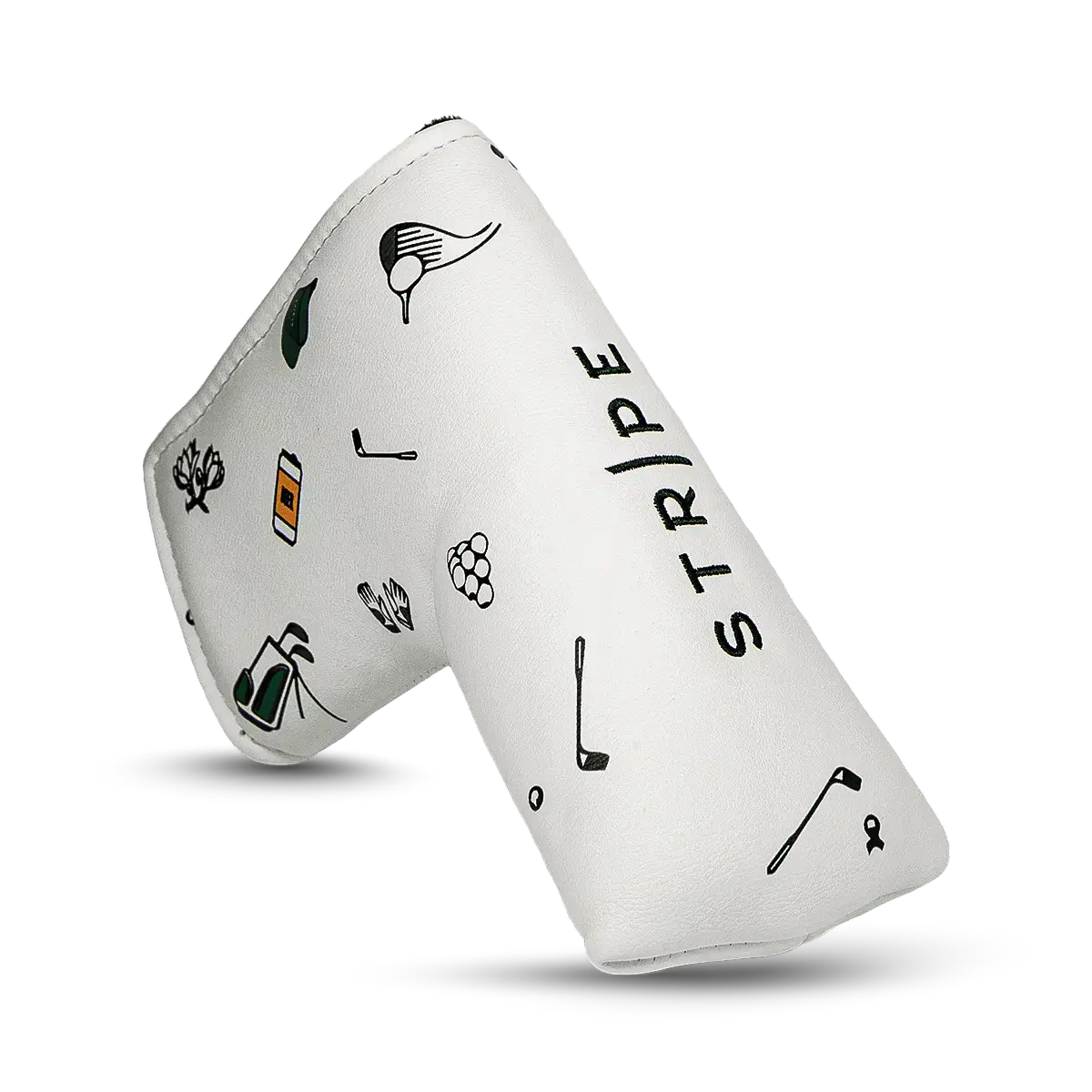 Blade putter headcover in Stripe Pattern – front