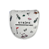 Headcover Mallet putter - Stripe golf Mönster