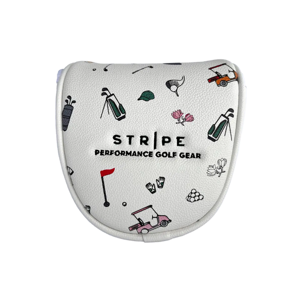 Headcover Mallet putter - Stripe golf Mönster