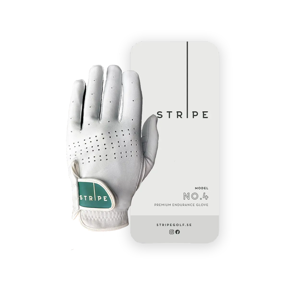 No.4 Performance junior golf glove – front