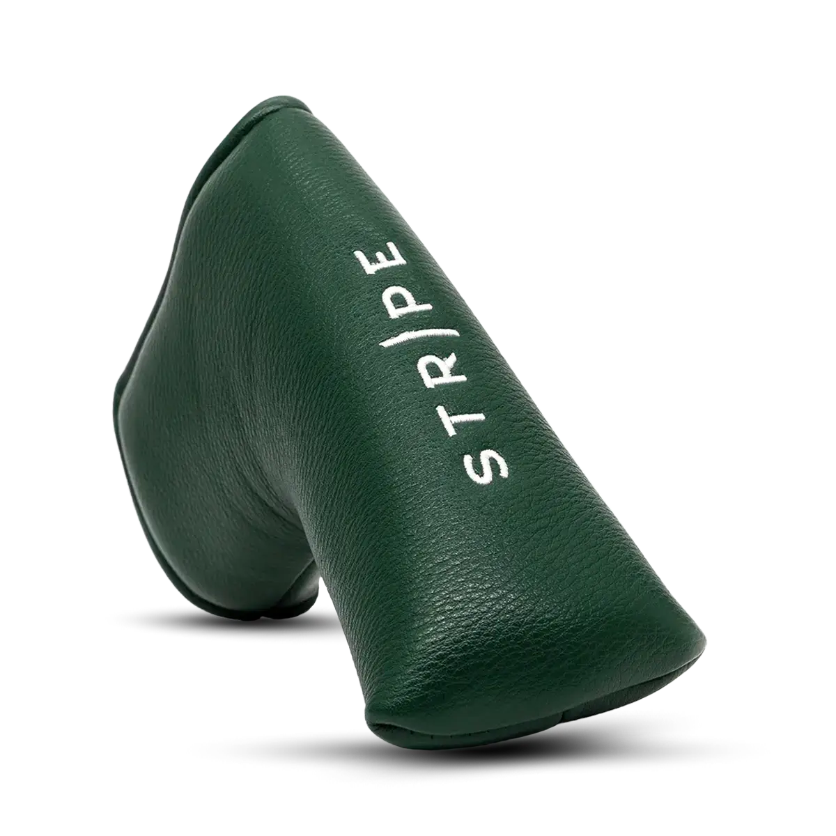 Green blade putter headcover, Stripe Green – front