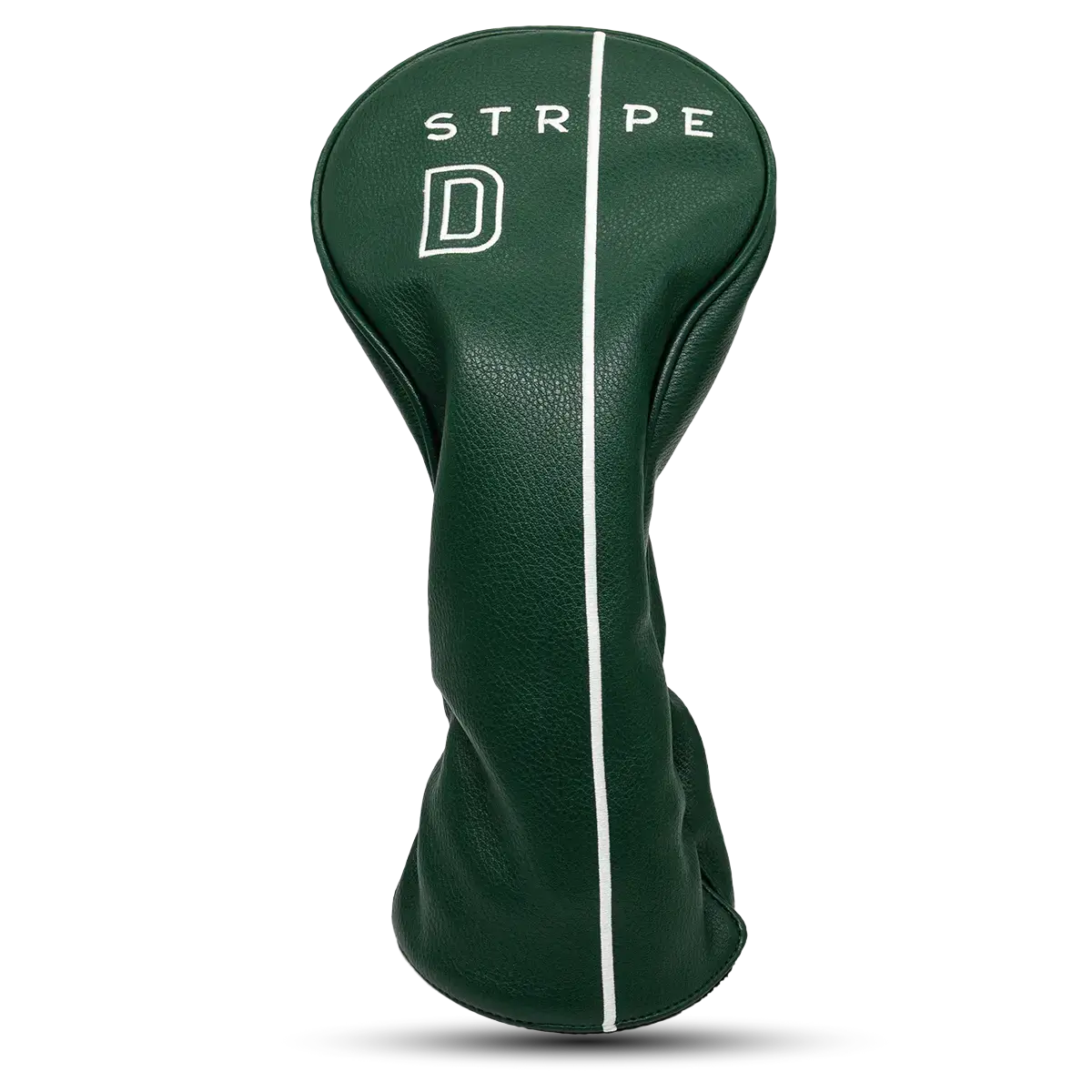 Green driver headcover, Stripe Green – front