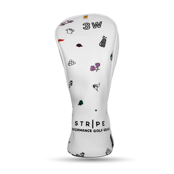 Headcover fairway wood - Stripe Golf Mönster