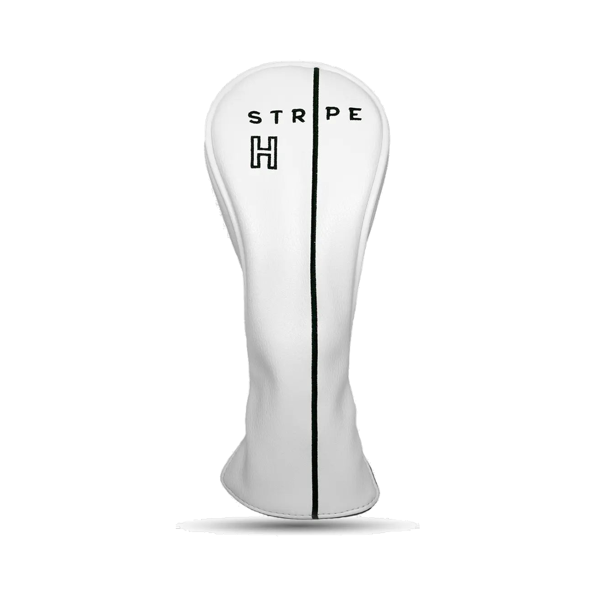 White hybrid headcover, Clean White – front
