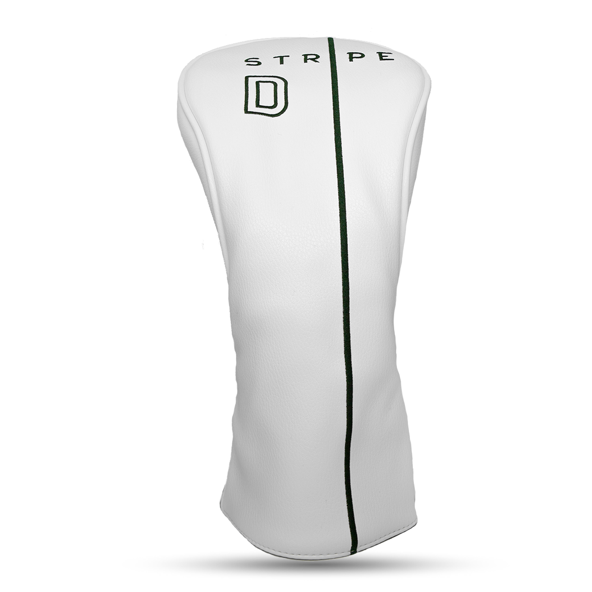 White driver headcover, Clean White – front