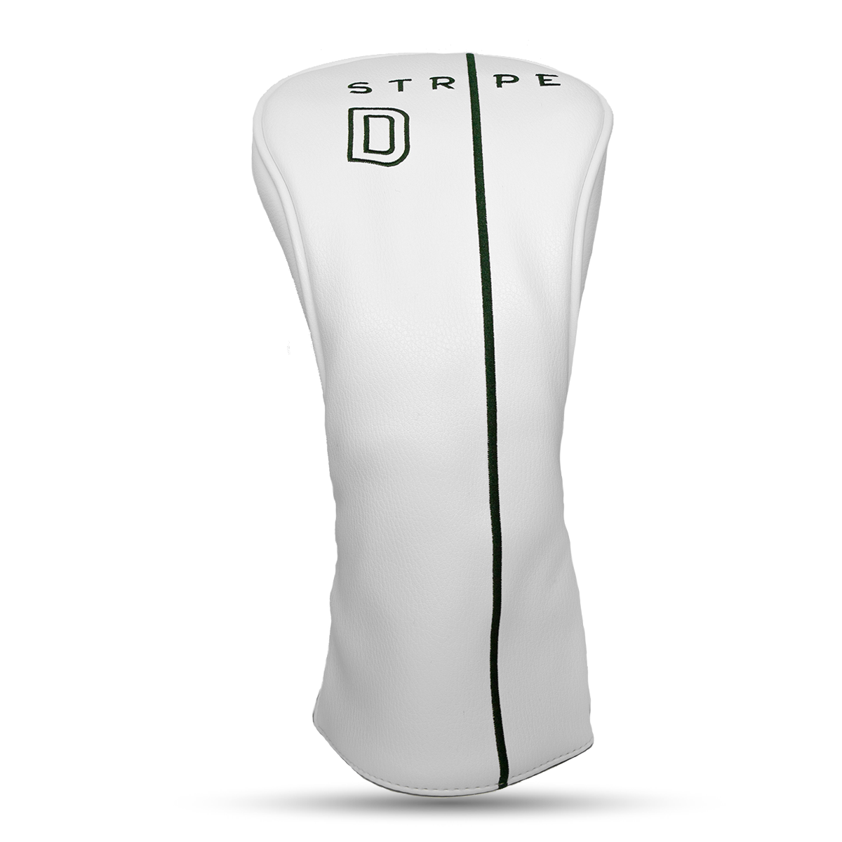 Headcover driver in white leather