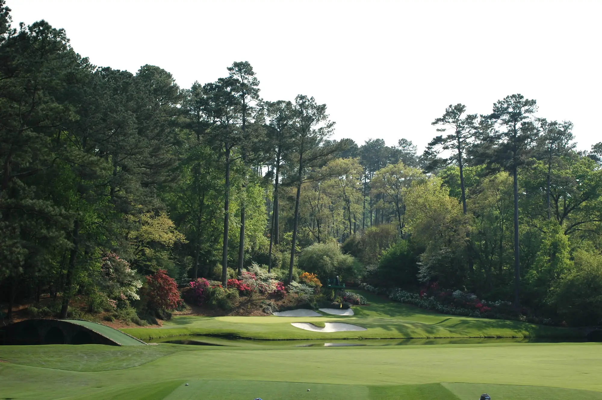 Hole 12 at augusta national - stripe golf